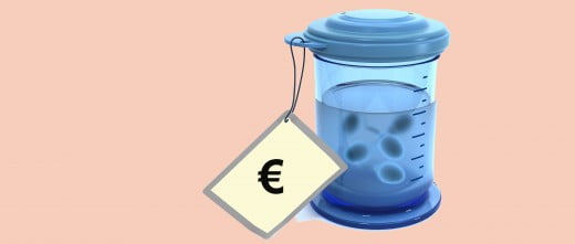 Coste de la muestra de semen de donante