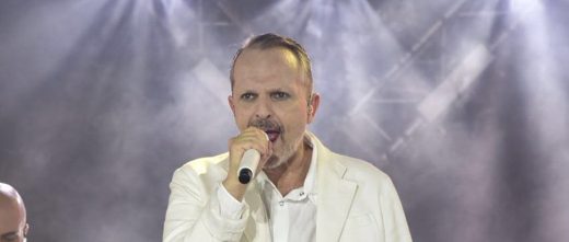 El cantante Miguel Bosé